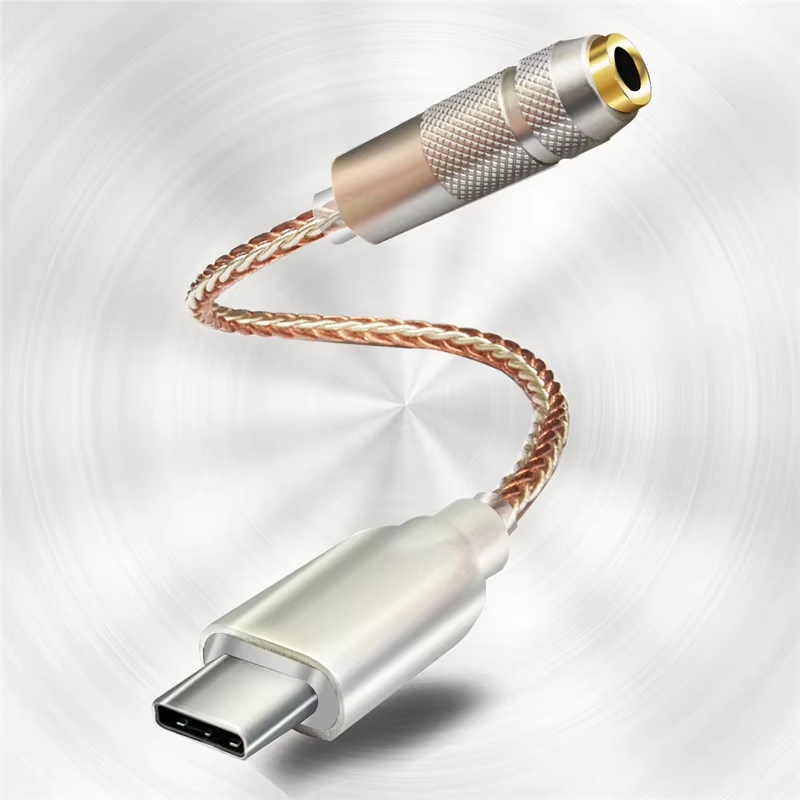 Usb Sound Card External - 타입 C - 3.5mm HiFi DAC
