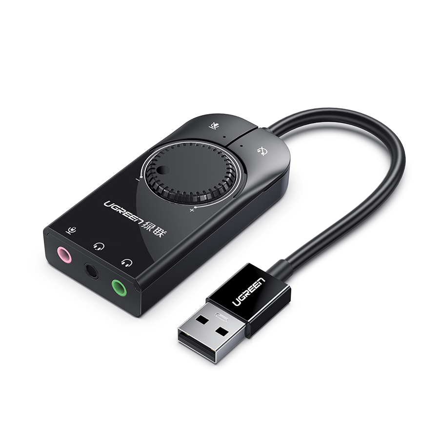 Usb Sound Card External - UGREEN USB 사운드 카드 볼륨 조절