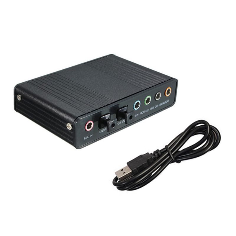 AA19 USB 광학 사운드 카드 6 채널 5.1 외부 - Usb Sound Card External 리뷰 및 가격