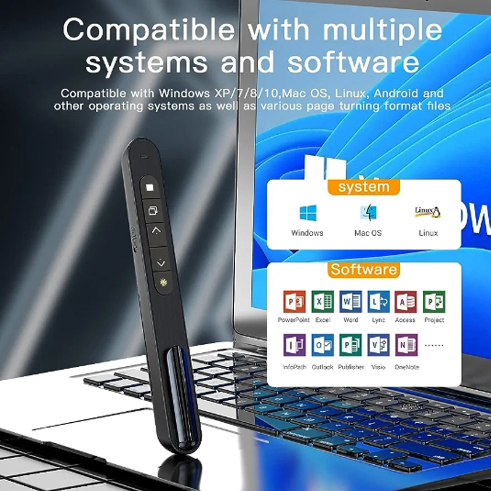 무선 프레젠터 레이저 페이지 넘김 펜 2.4G RF 볼 - Laser Pointer Presenter 리뷰 및 가격
