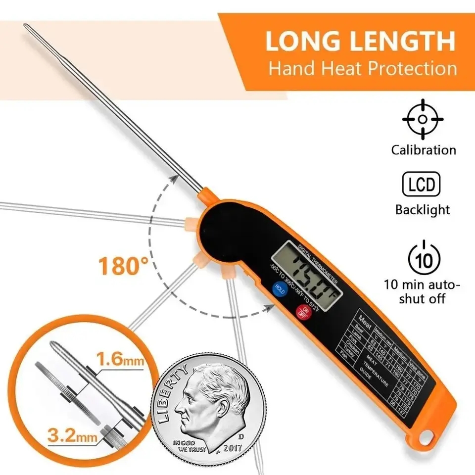 핫세일 디지털 주방용 식품 온도계 (고기, 물, 우유, - Gadgets For Electronics 리뷰 및 가격