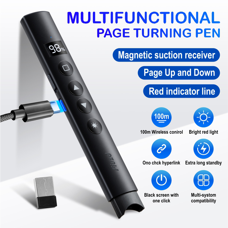 새로운 무선 프레젠터 레이저 페이지 넘김 펜 2.4G  - Laser Pointer Presenter 리뷰 및 가격