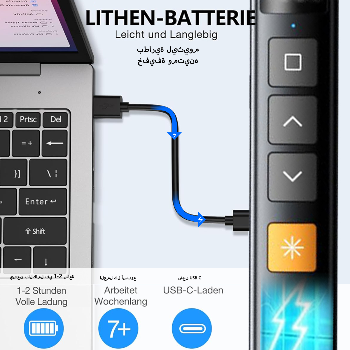 USB 수신기가 포함된 무선 프리젠터 리모컨, 2.4G - Laser Pointer Presenter 리뷰 및 가격