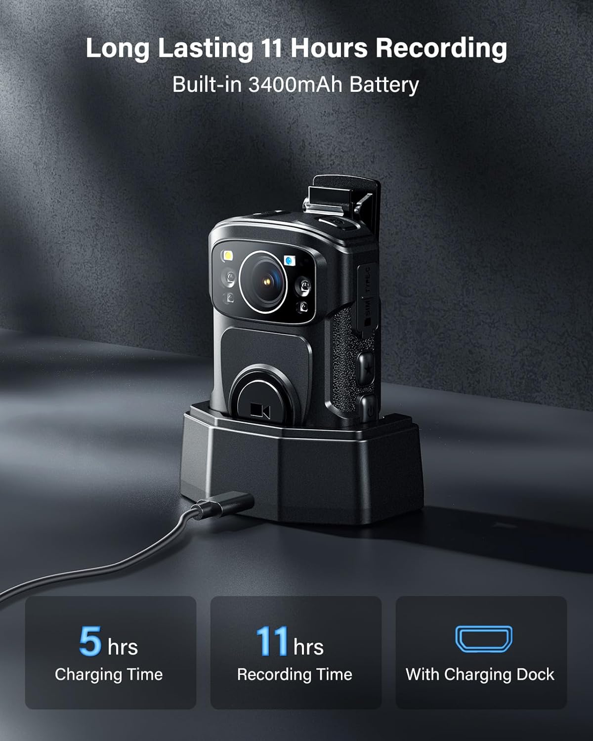 BOBLOV B4K5 4K 바디 캠, IP68 GPS  - Compact Camera Mirrorless 리뷰 및 가격