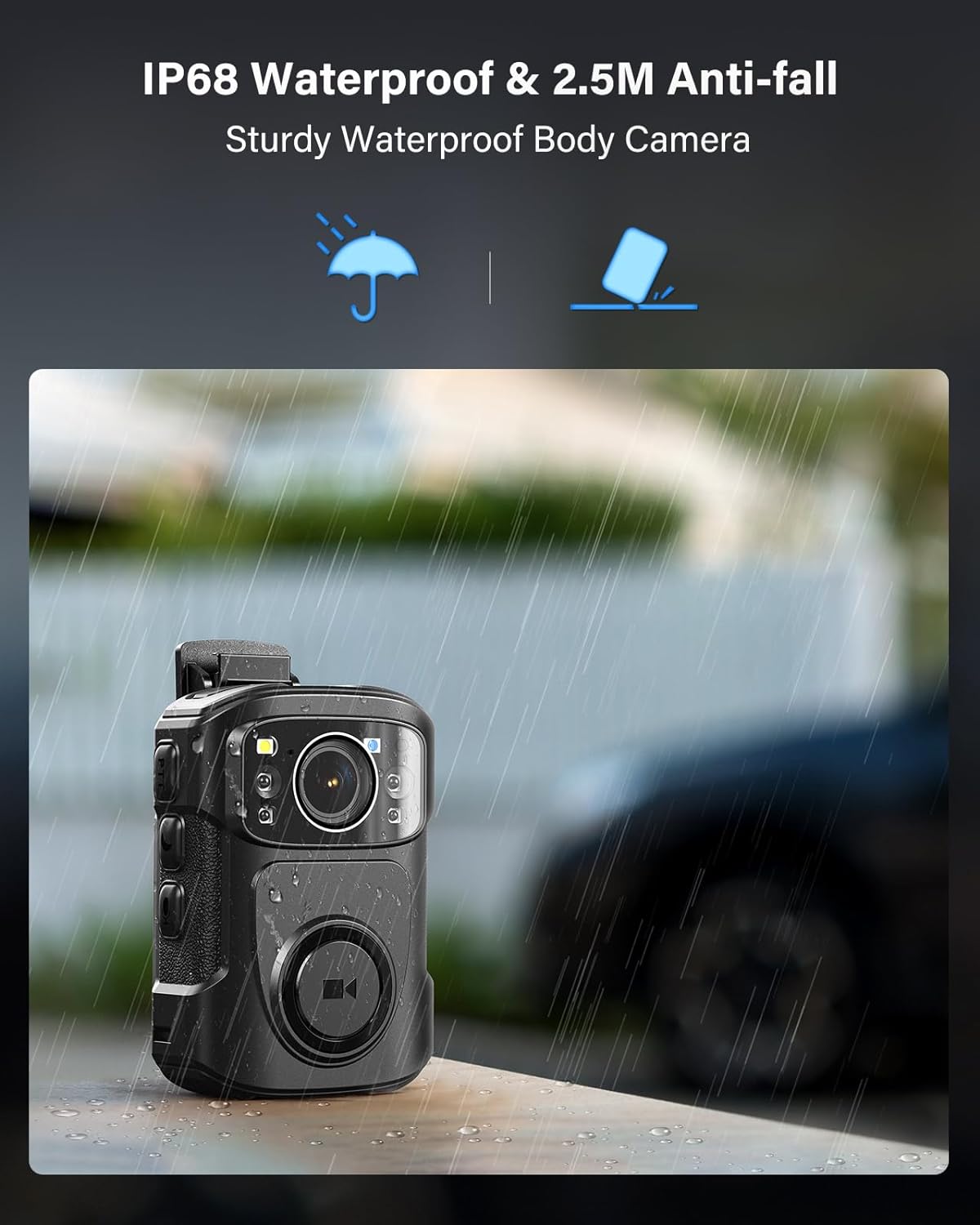 BOBLOV B4K5 4K 바디 캠, IP68 GPS  - Compact Camera Mirrorless 리뷰 및 가격
