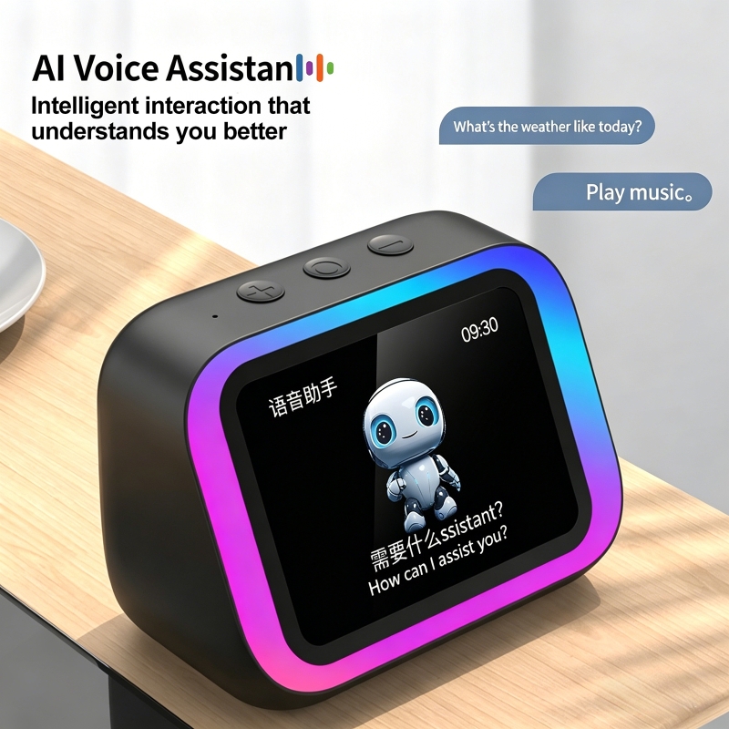 AI 음성 어시스턴트 블루투스 스피커 RGB 컬러 조명 - Unique Electronics Gadgets 리뷰 및 가격
