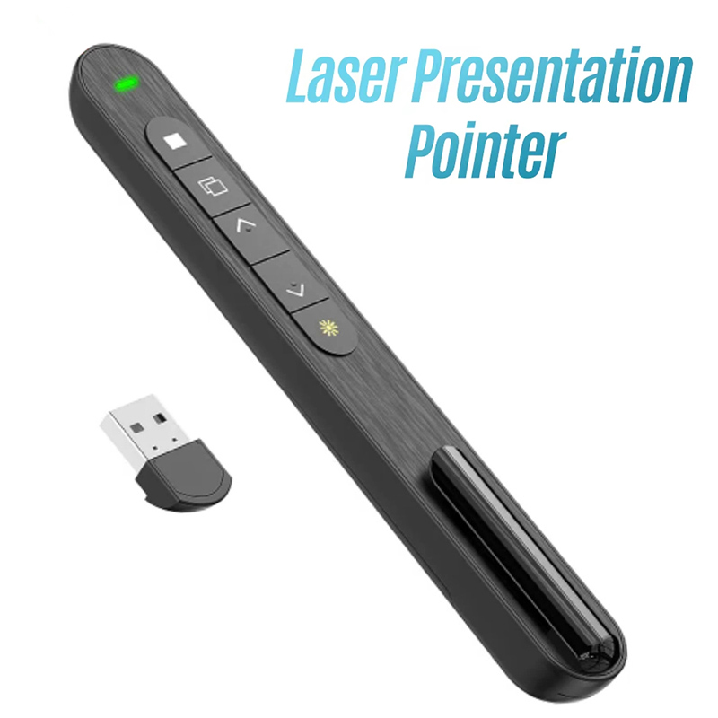무선 프레젠터 레이저 페이지 넘김 펜 2.4GHz 볼륨 - Laser Pointer Presenter 리뷰 및 가격