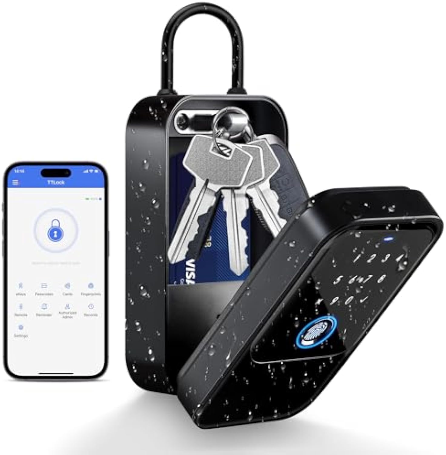 TTlock 스마트 키 잠금 박스, 홈 키 무선 스마트 - Unique Electronics Gadgets 리뷰 및 가격