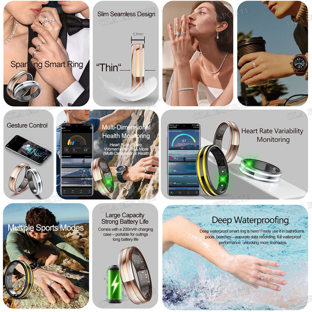 제스처 감지 스마트 링 아웃도어 방수 스마트링 실시간  - Smart Ring Health 리뷰 및 가격