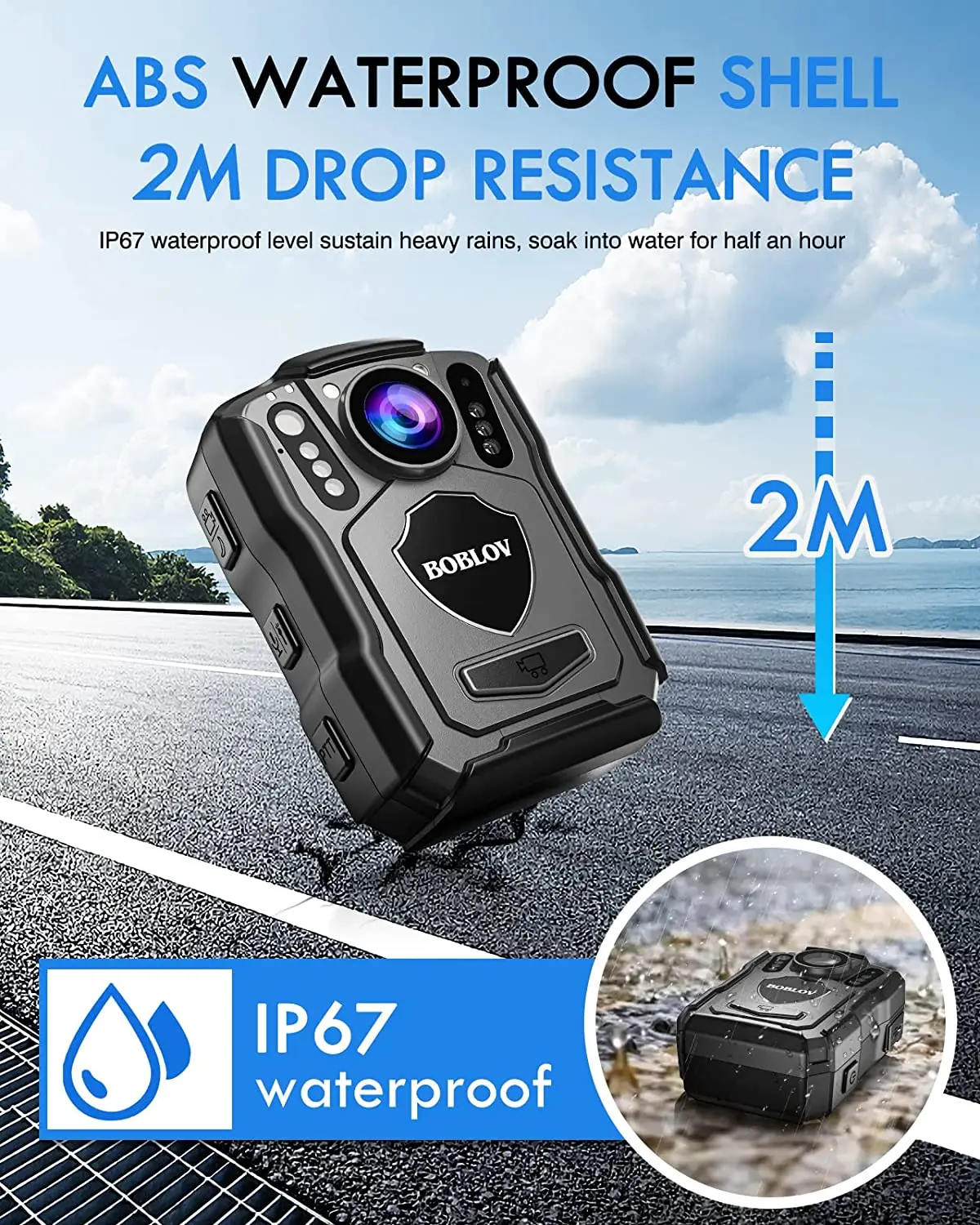 BOBLOV M5 경찰 신체 카메라(GPS 포함) |  - Compact Camera Mirrorless 리뷰 및 가격