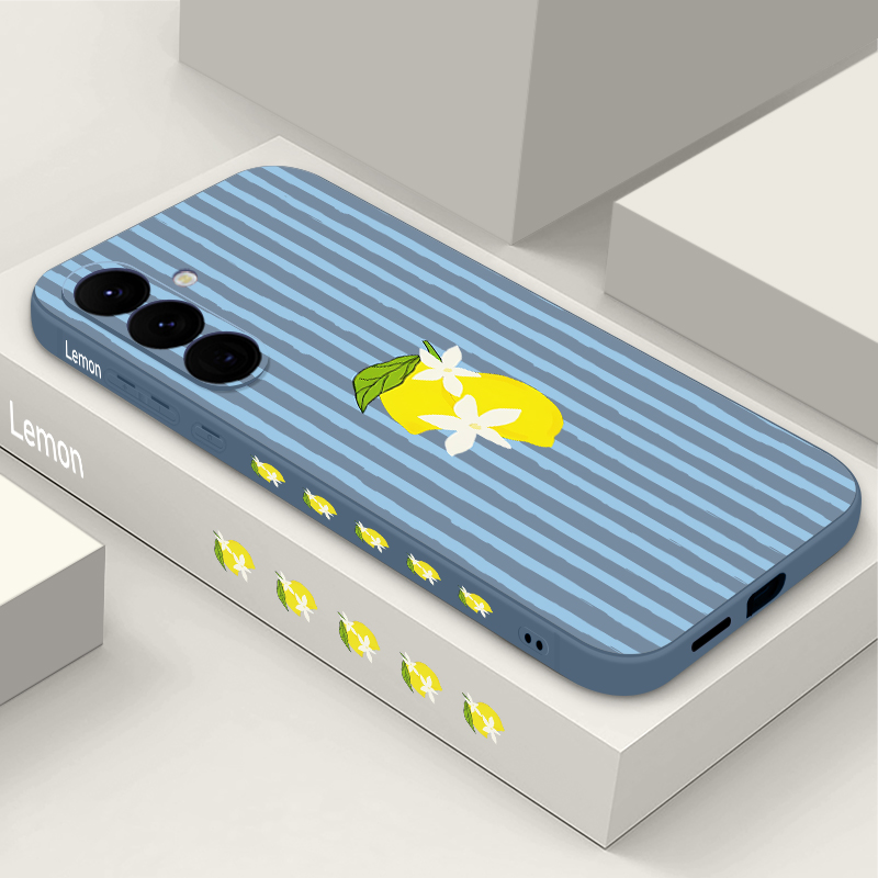 스트라이프 레몬 프린트 TPU 폰 케이스 삼성 갤럭시  - Samsung Galaxy A55 리뷰 및 가격