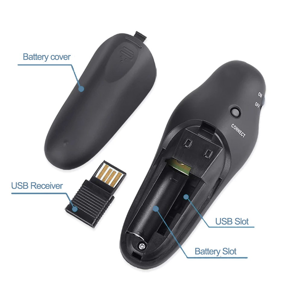 교사를 위한 빨간불 원격 제어를 가진 2.4GHz 무선 - Laser Pointer Presenter 리뷰 및 가격