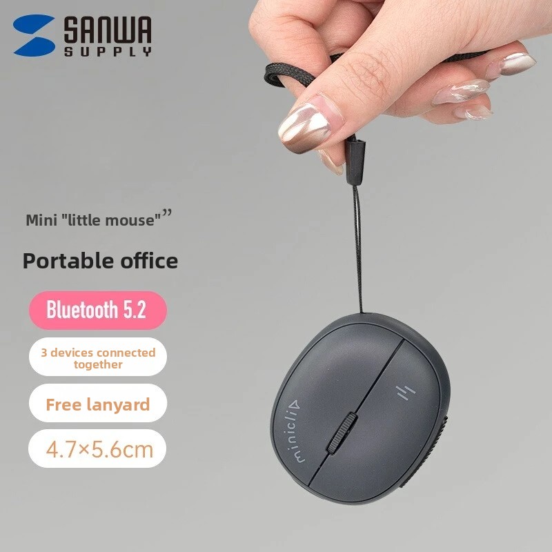 맞춤형 SANWA 미니어처 미니 마우스 충전식 블루투스 - Laser Pointer Presenter 리뷰 및 가격