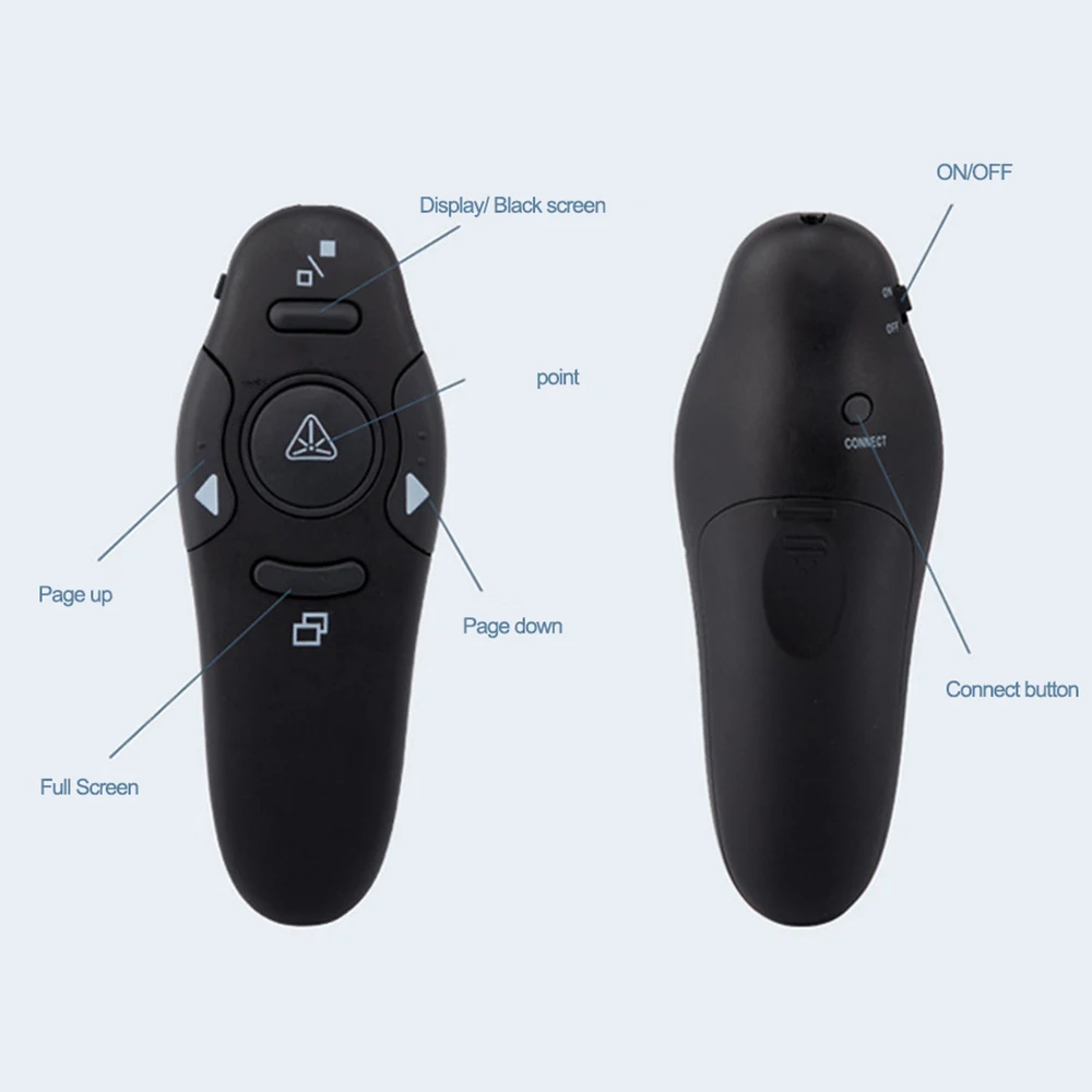 무선 프리젠터 PPT 페이지 뒤집게 USB 포인터 리모 - Laser Pointer Presenter 리뷰 및 가격