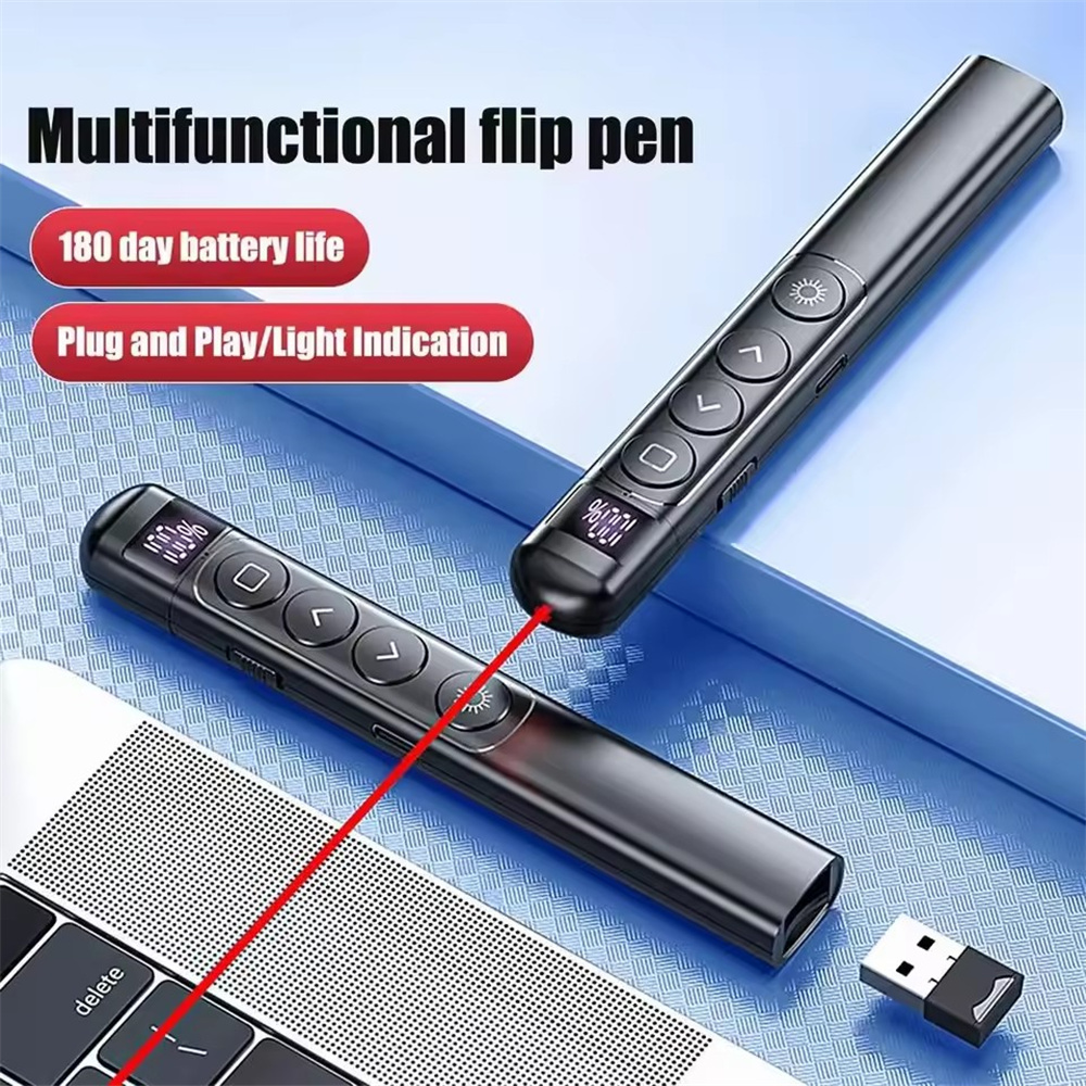 새로운 무선 PPT 리모컨 펜 프로젝터 페이지 펜, 리 - Laser Pointer Presenter 리뷰 및 가격