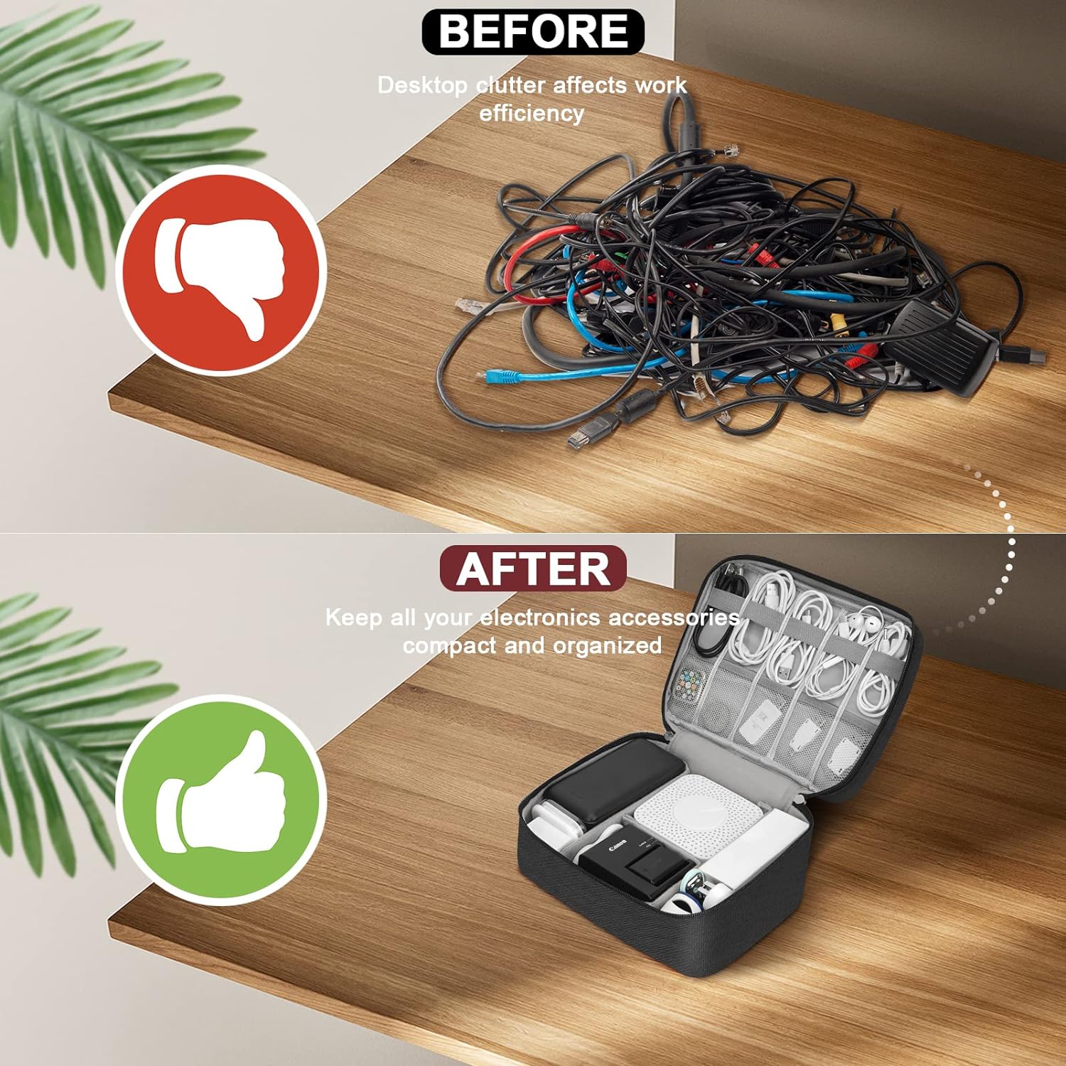 휴대용 디지털 저장 가방 USB 가젯 방수 케이블 정리 - Electronics And Gadgets With I 리뷰 및 가격