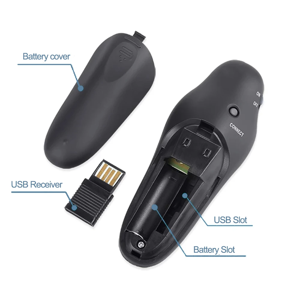 프로젝터 PPT 파워포인트 프리젠테이션 펜용 발표자 무 - Laser Pointer Presenter 리뷰 및 가격